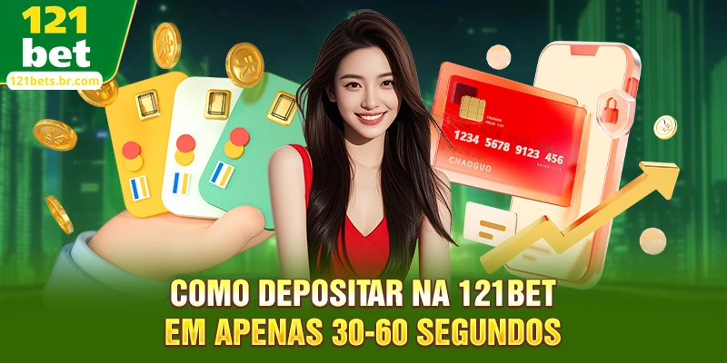 Como Depositar na 121bet em apenas 30–60 segundos 
